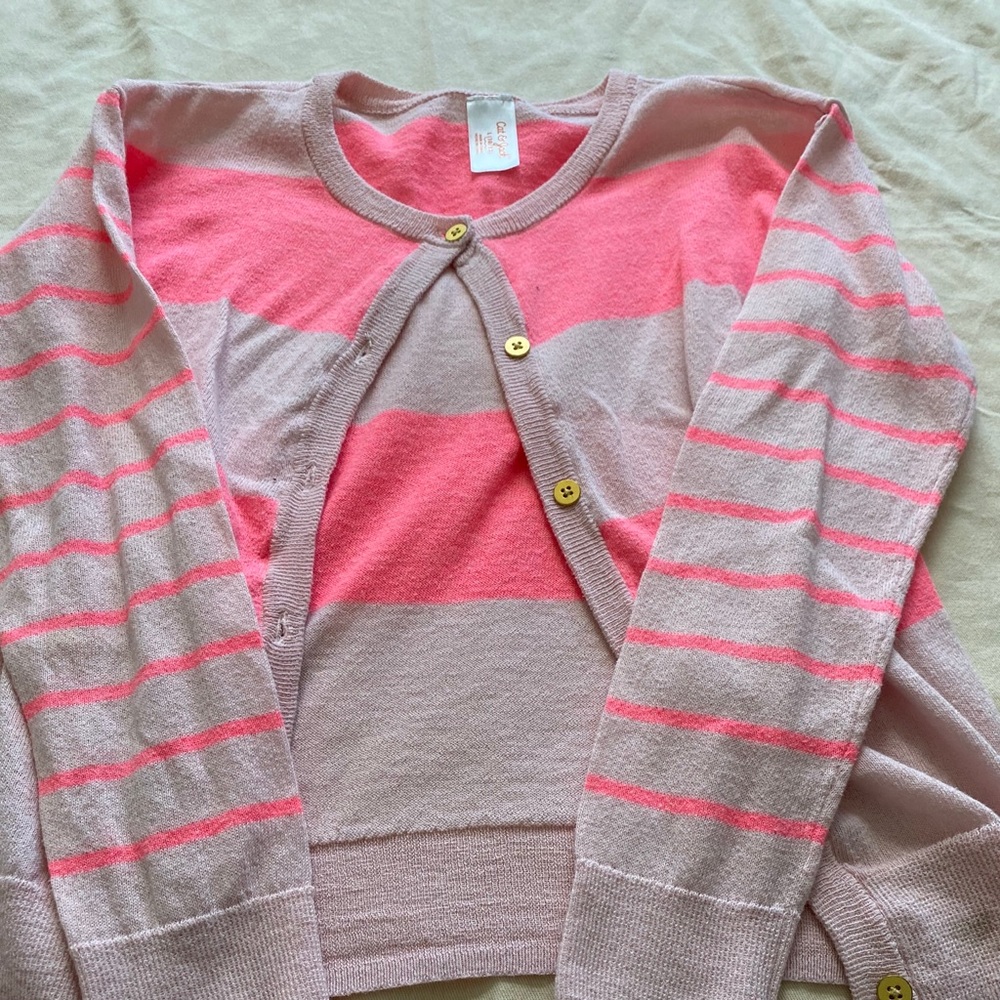 Three (3) girls’ cardigans - sz 10/12
